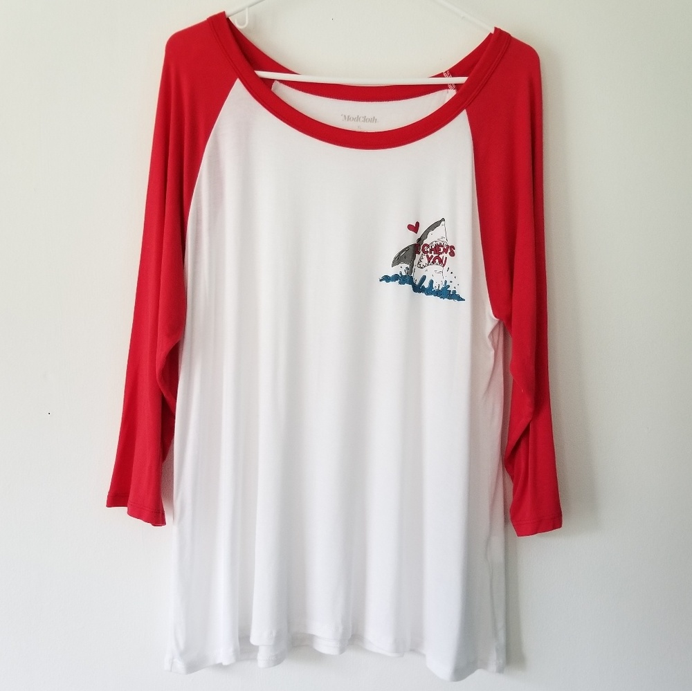 Modcloth - I Chews You Shark Top